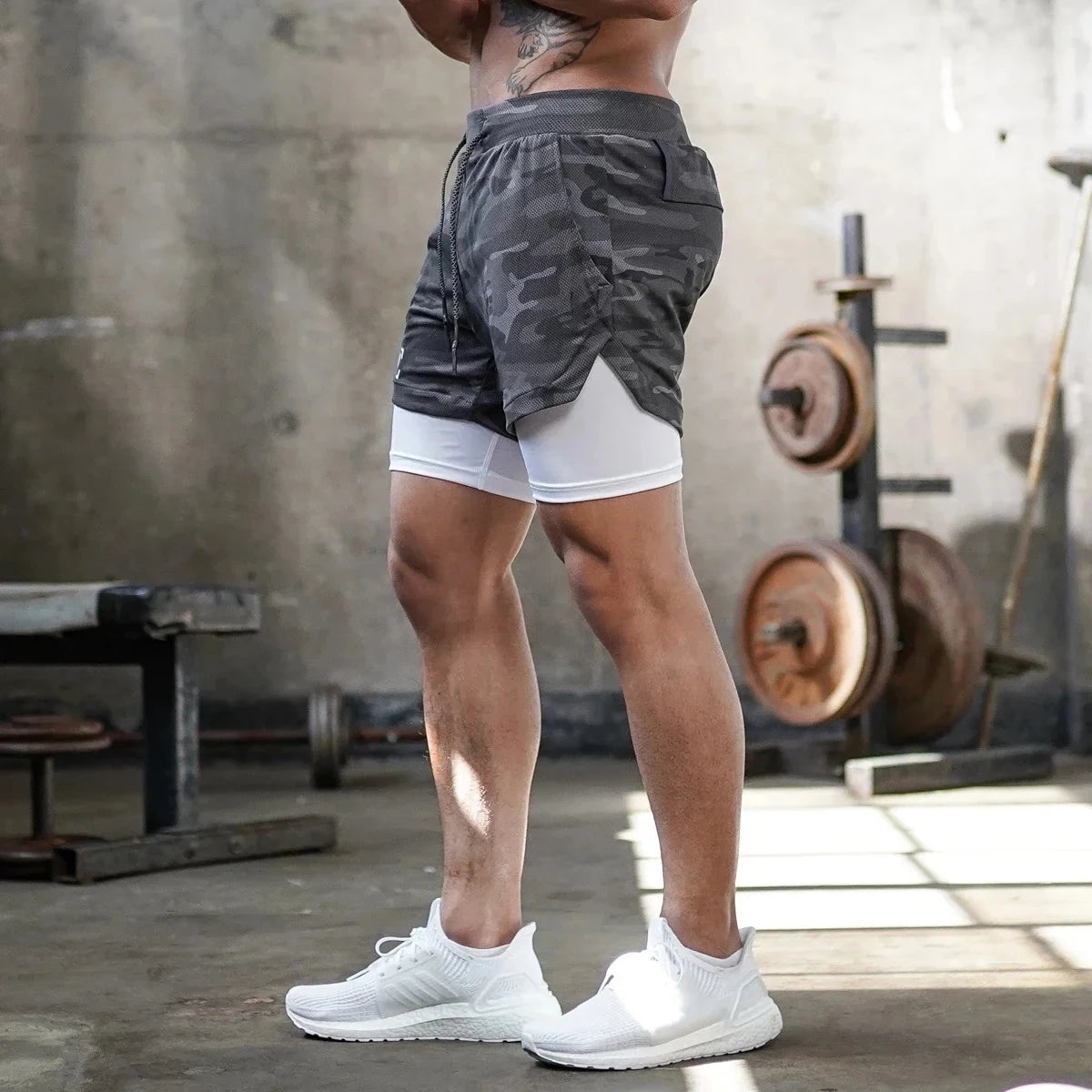Official Hunter x Hunter 2-in-1 Performance Shorts – Premium Anime Gym Bilayer Shorts