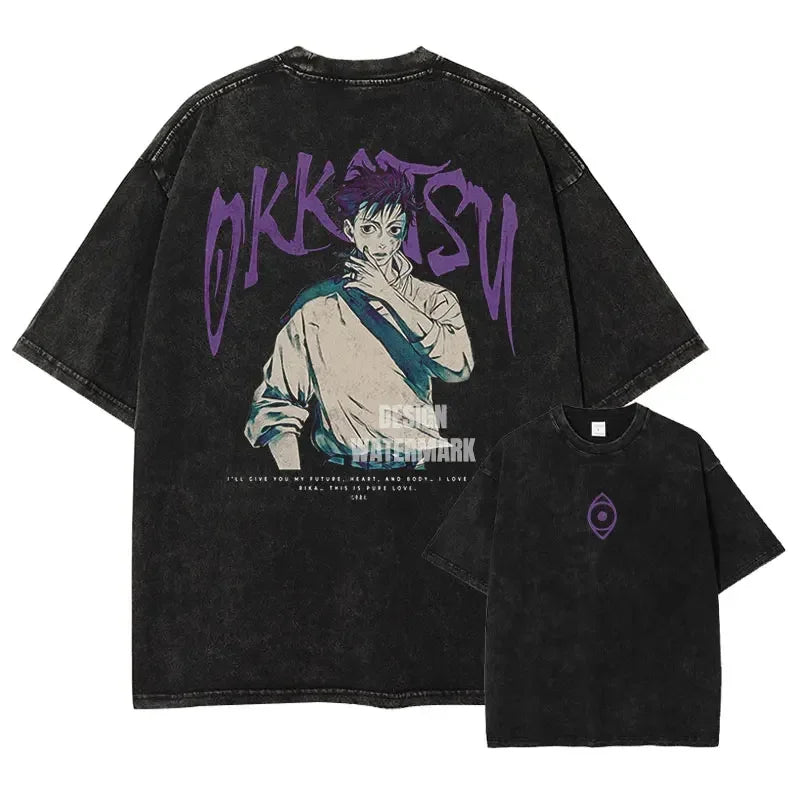 Official Jujutsu Kaisen "Choso" Vintage Washed T-Shirt – Premium Oversized Anime Streetwear