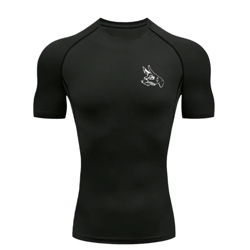 Men's "Fox Head" 2026 Compression Shirt – Premium Athletic Rash Guard for Training & Fitness