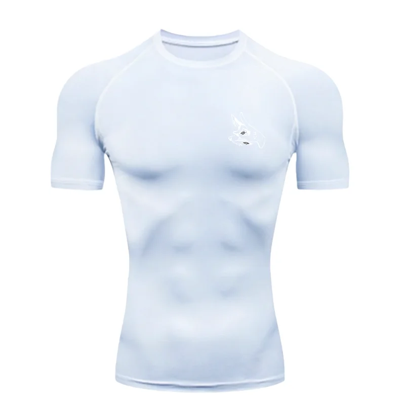 Men's "Fox Head" 2026 Compression Shirt – Premium Athletic Rash Guard for Training & Fitness