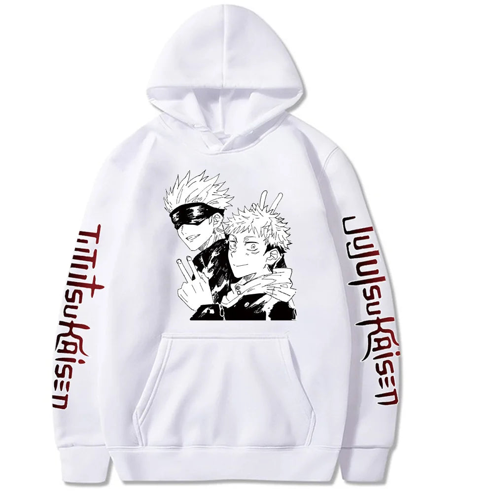 Official Satoru Gojo Jujutsu Kaisen Hoodie – Premium Warm Fleece Anime Sweatshirt