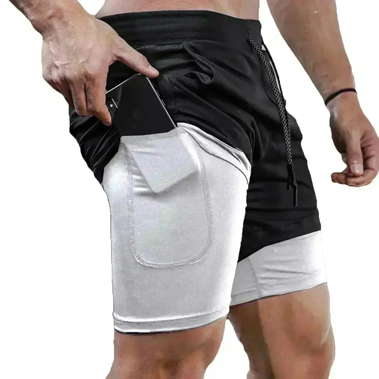 Official Bandai "Inosuke" 2-in-1 Performance Shorts – Premium Demon Slayer Athletic Shorts