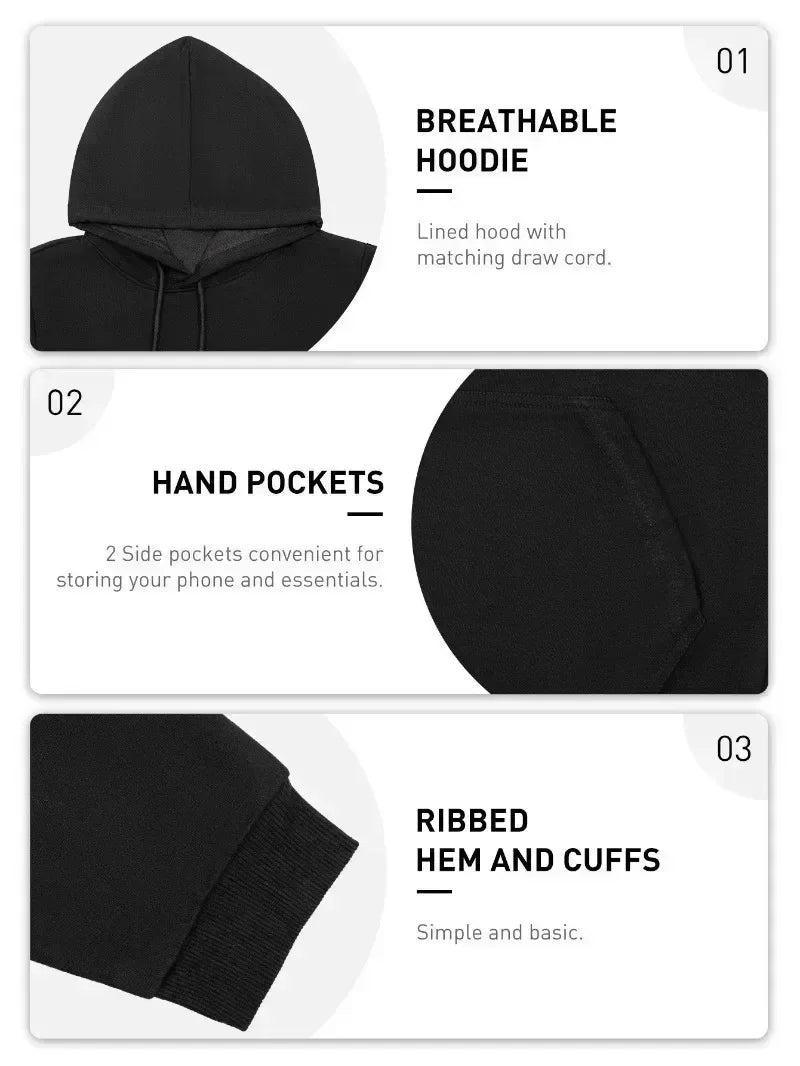 Official Vintage American Oversized Hoodie – Premium 100% Cotton Fleece Sweatshirt