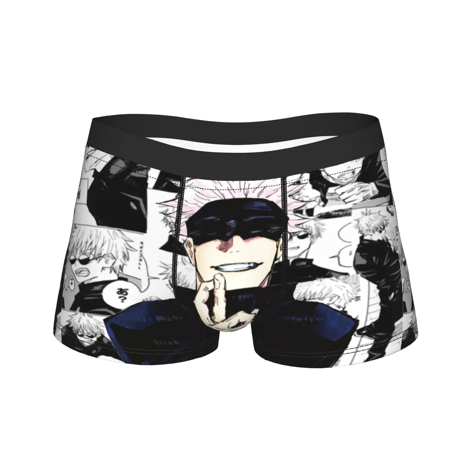 Official Satoru Gojo Jujutsu Kaisen Boxer Briefs – Premium Breathable Men's Underwear