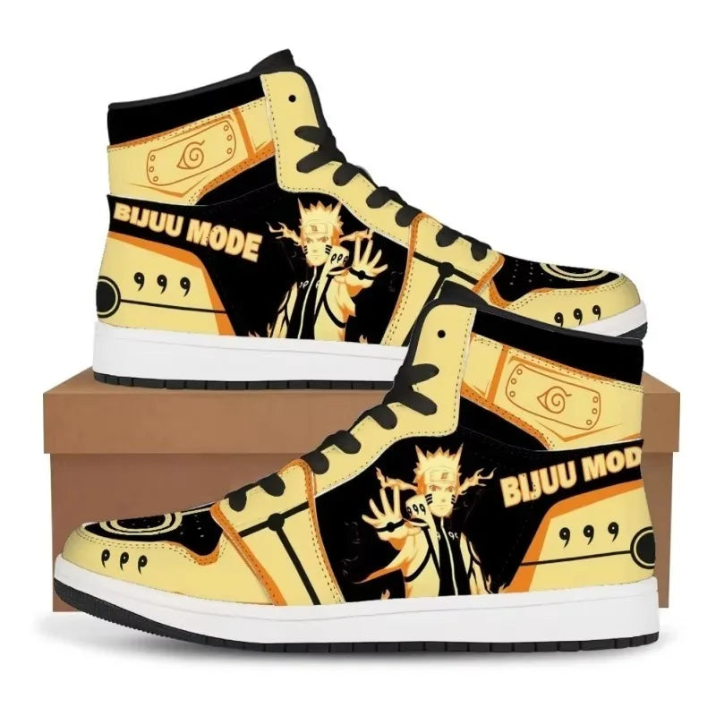 Official Bandai "Naruto: Itachi Akatsuki" Sneakers – Premium Flannel Anime Casual Shoes
