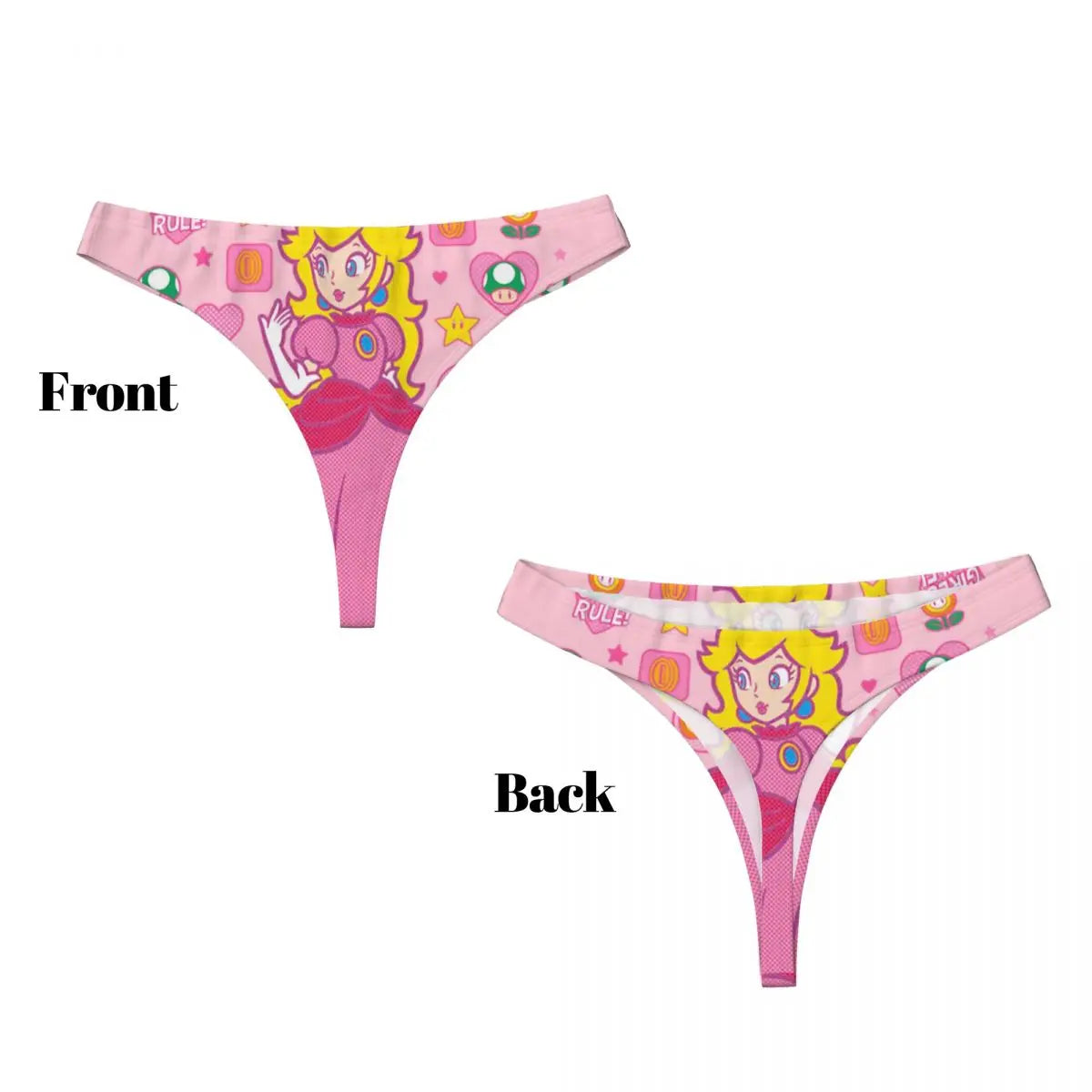 Official Super Mario Bros. Women's G-String – Premium Retro Gaming Novelty Thong