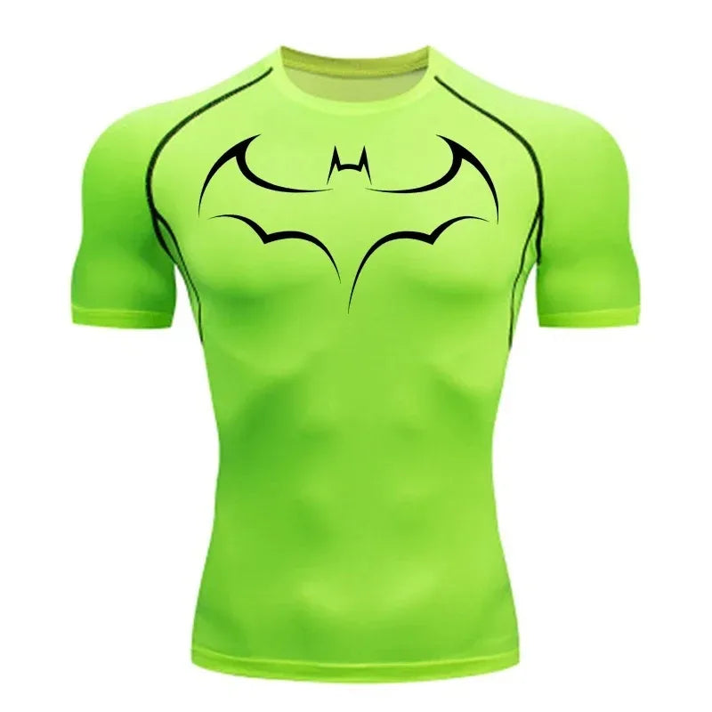 Men's "Core Performance" Compression Tee – High-Elasticity Short Sleeve Gym Shirt