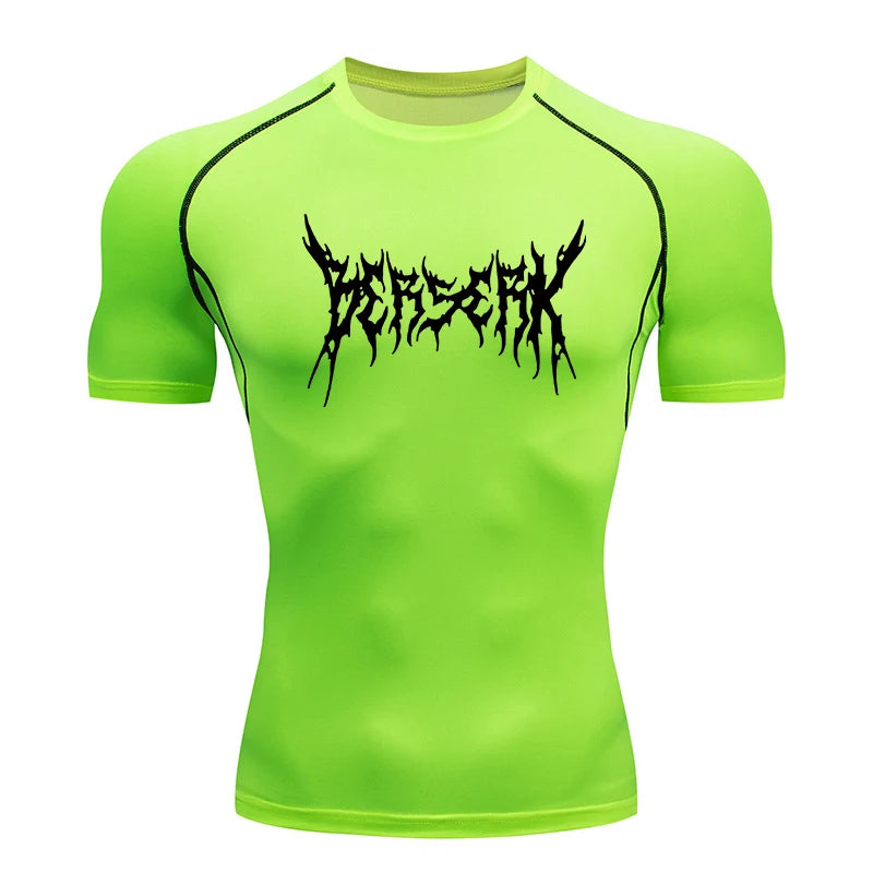 "LAMLKKY" Berserk "Guts" Compression Shirt – Premium Anime Gym Rash Guard