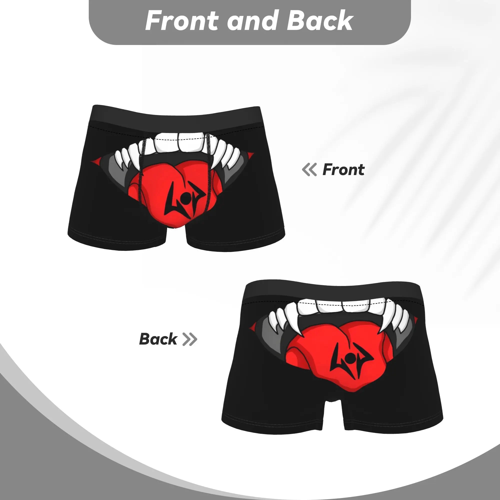 Official Ryomen Sukuna Jujutsu Kaisen Boxer Briefs – Premium "Sukuna's Mouth" Anime Underwear