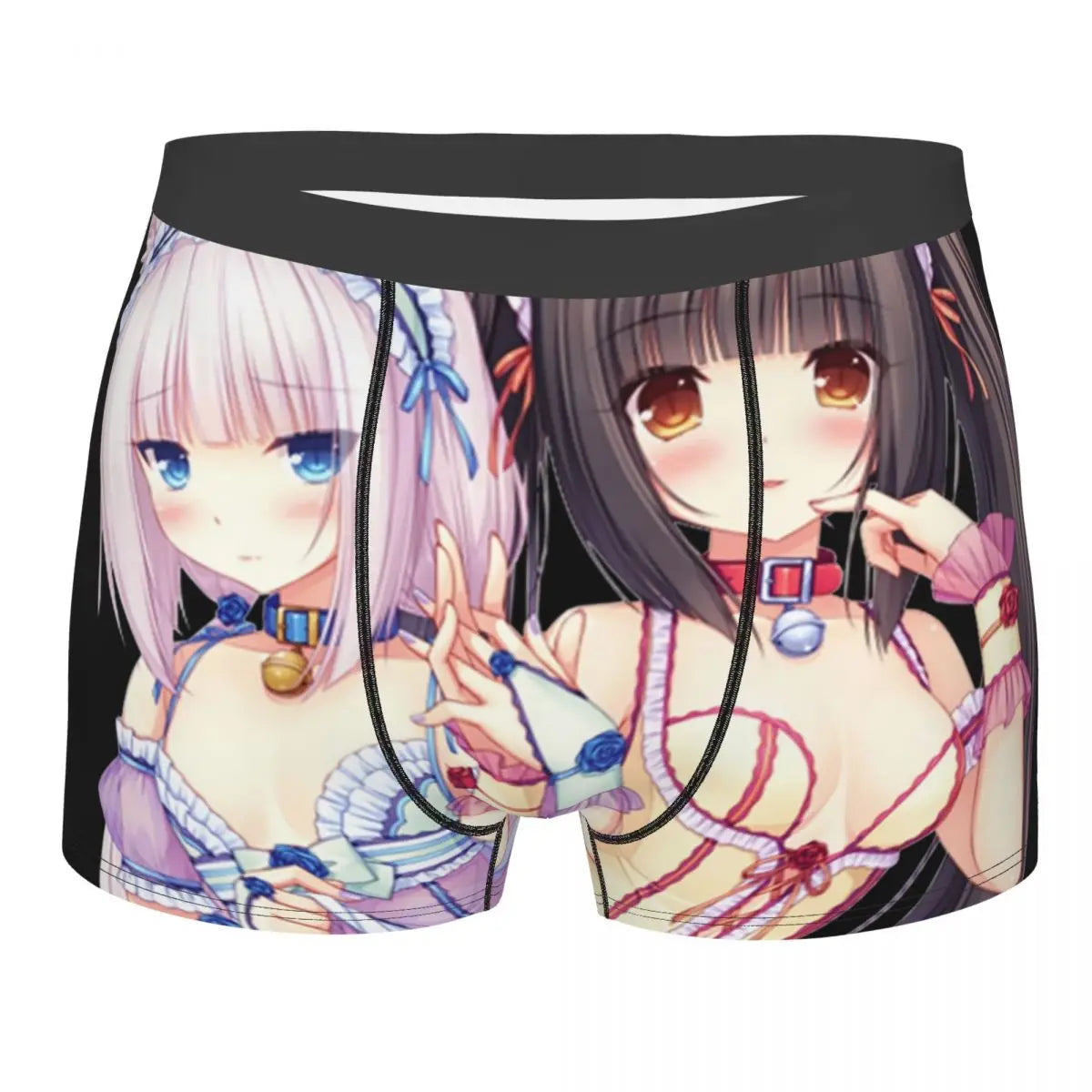Official Nekopara Chocola & Vanilla Boxer Briefs – Premium Breathable Anime Underwear