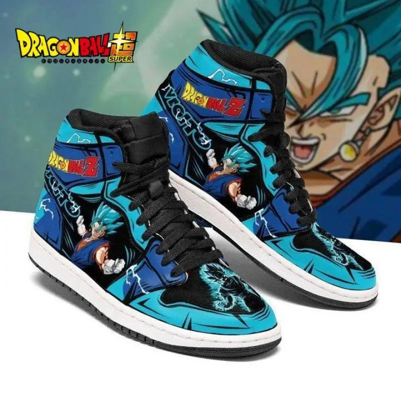 Official Bandai "Dragon Ball Z: Son Goku" High-Top Sneakers – Premium Saiyajin Style Basketball Shoes