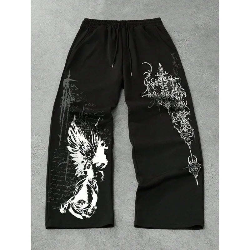 Men's "Hyper-Vivid" 3D Printed Sports Pants – Quick-Dry Performance & Party Joggers