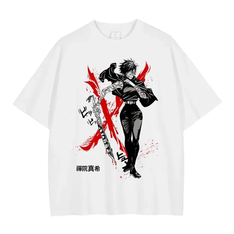 Official Jujutsu Kaisen "Choso" Retro Black T-Shirt – Premium 100% Cotton Washed Tee
