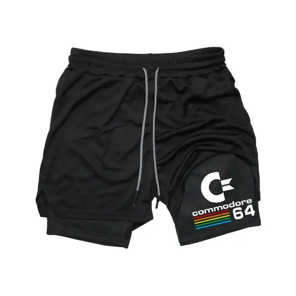 Official Anime "Jersey Style" 2-in-1 Gym Shorts – Premium Compression Workout Shorts