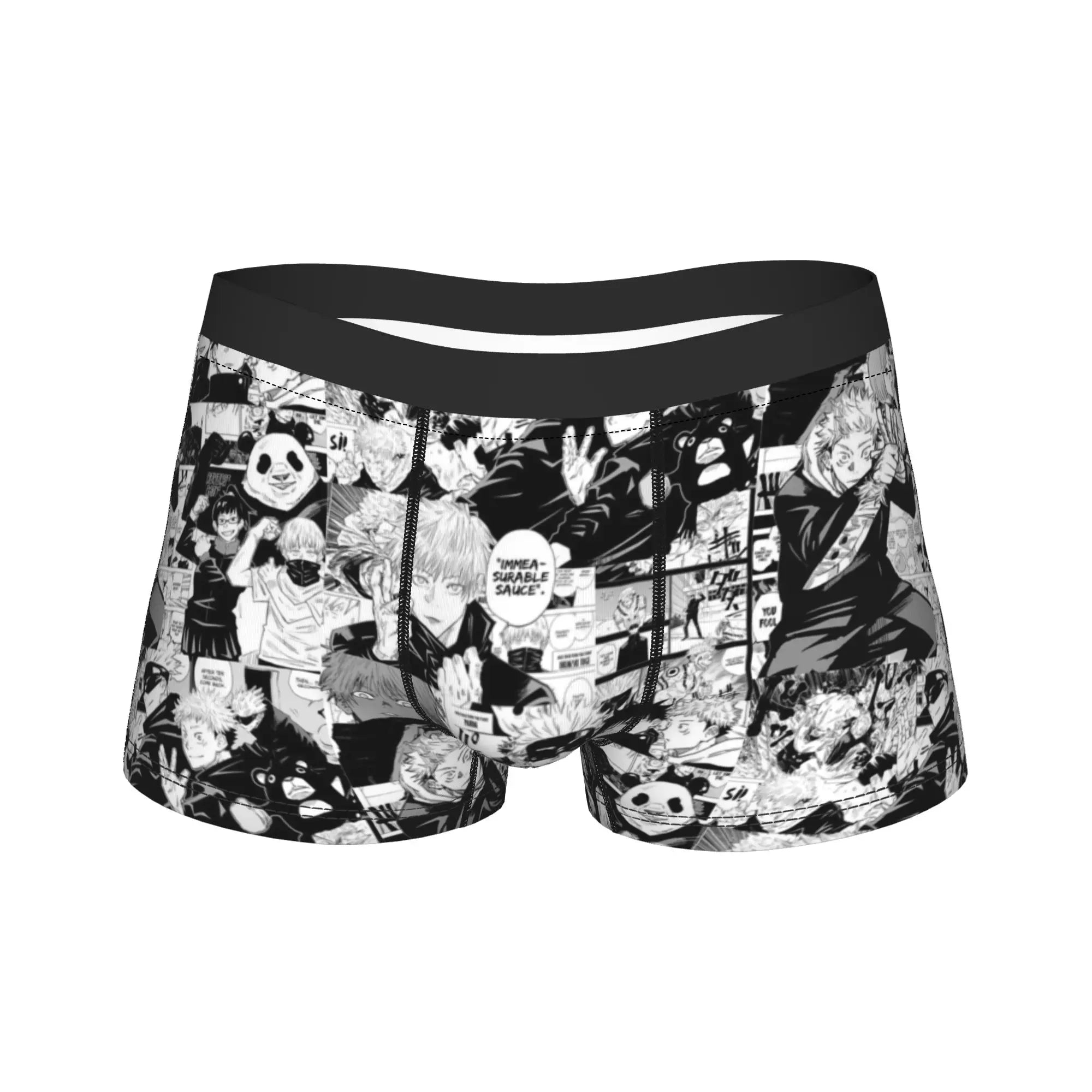 Official Ryomen Sukuna Jujutsu Kaisen Boxer Briefs – Premium "Sukuna's Mouth" Anime Underwear