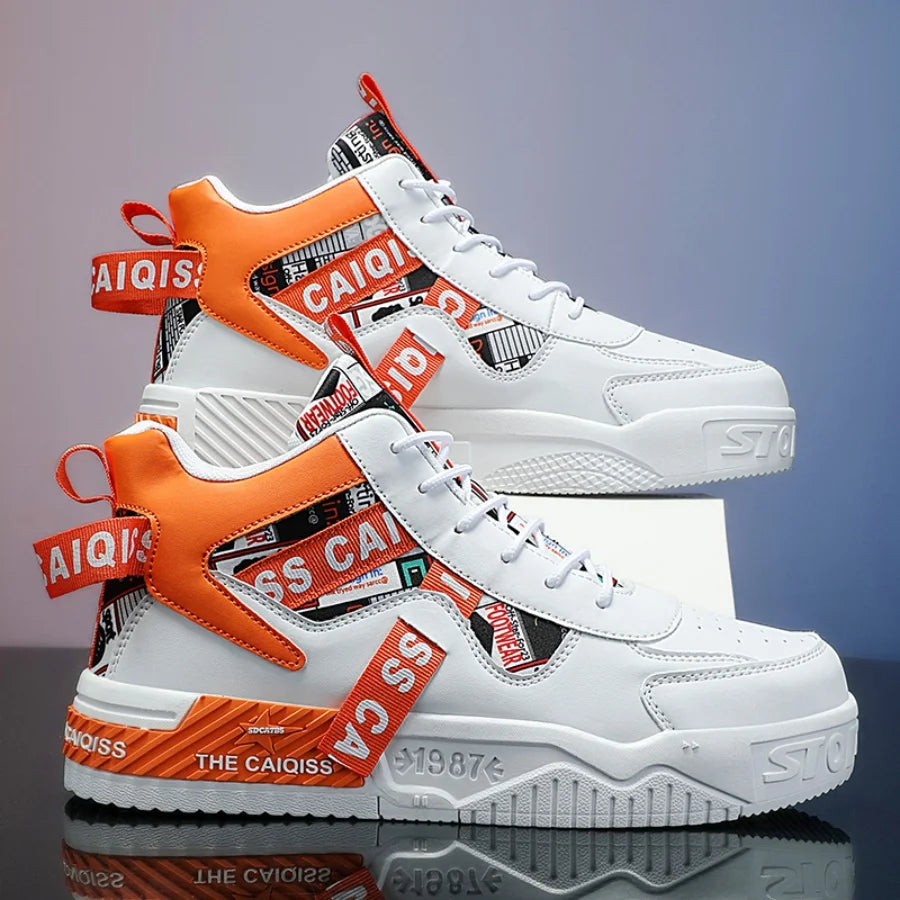 Men's "Cloud-Walk" Ultra-Light Skateboard Shoes – Breathable High-Elasticity Urban Sneakers