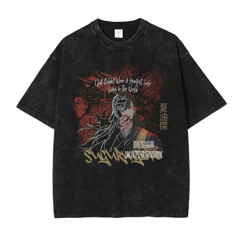 Official Jujutsu Kaisen "Choso" Vintage Washed T-Shirt – Premium Oversized Anime Streetwear