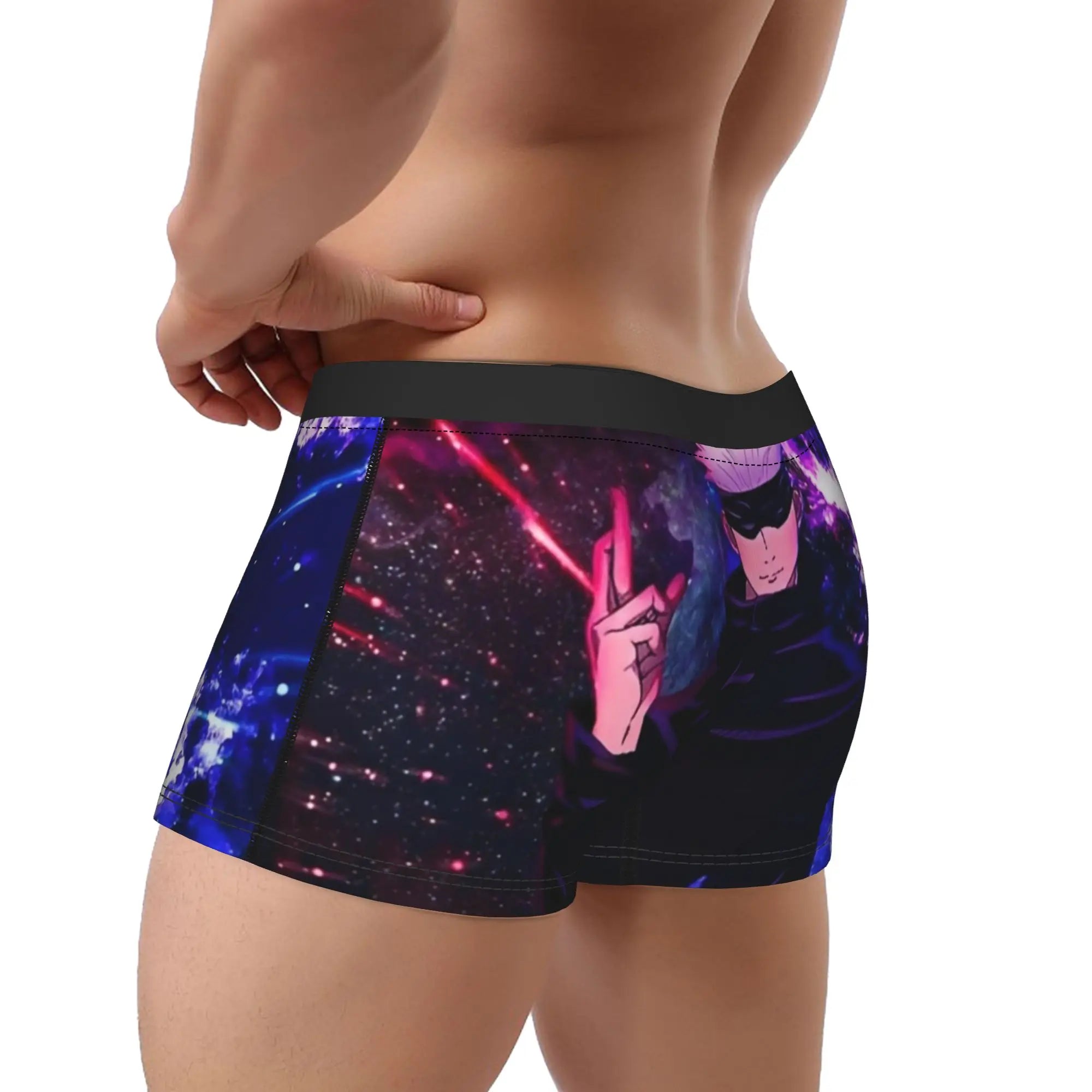 Official Satoru Gojo Jujutsu Kaisen Boxer Briefs – Premium Breathable Men's Underwear