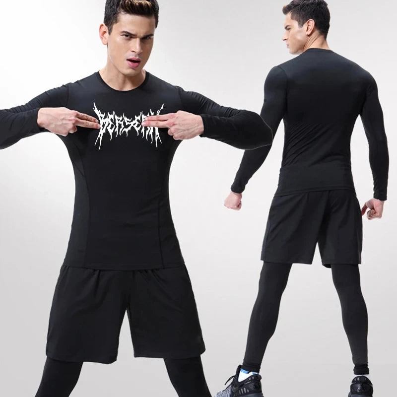 "LAMLKKY" Berserk "Guts" Compression Shirt – Premium Anime Gym Rash Guard