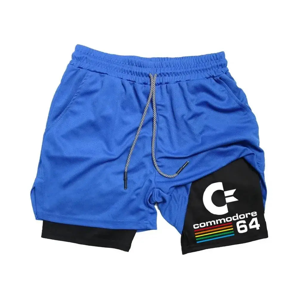 Official Anime "Jersey Style" 2-in-1 Gym Shorts – Premium Compression Workout Shorts