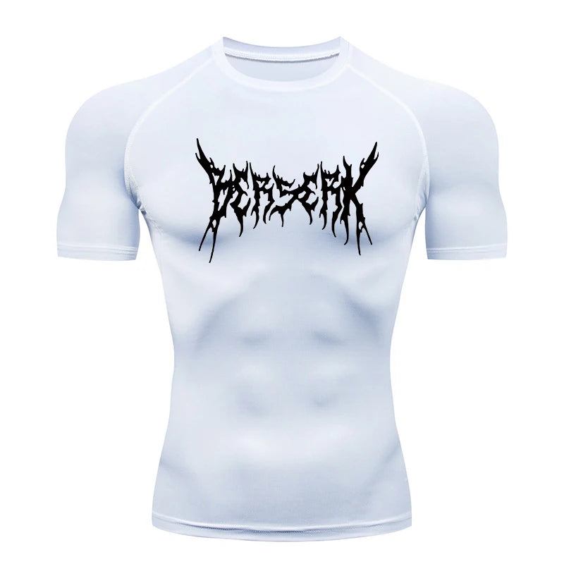 "LAMLKKY" Berserk "Guts" Compression Shirt – Premium Anime Gym Rash Guard