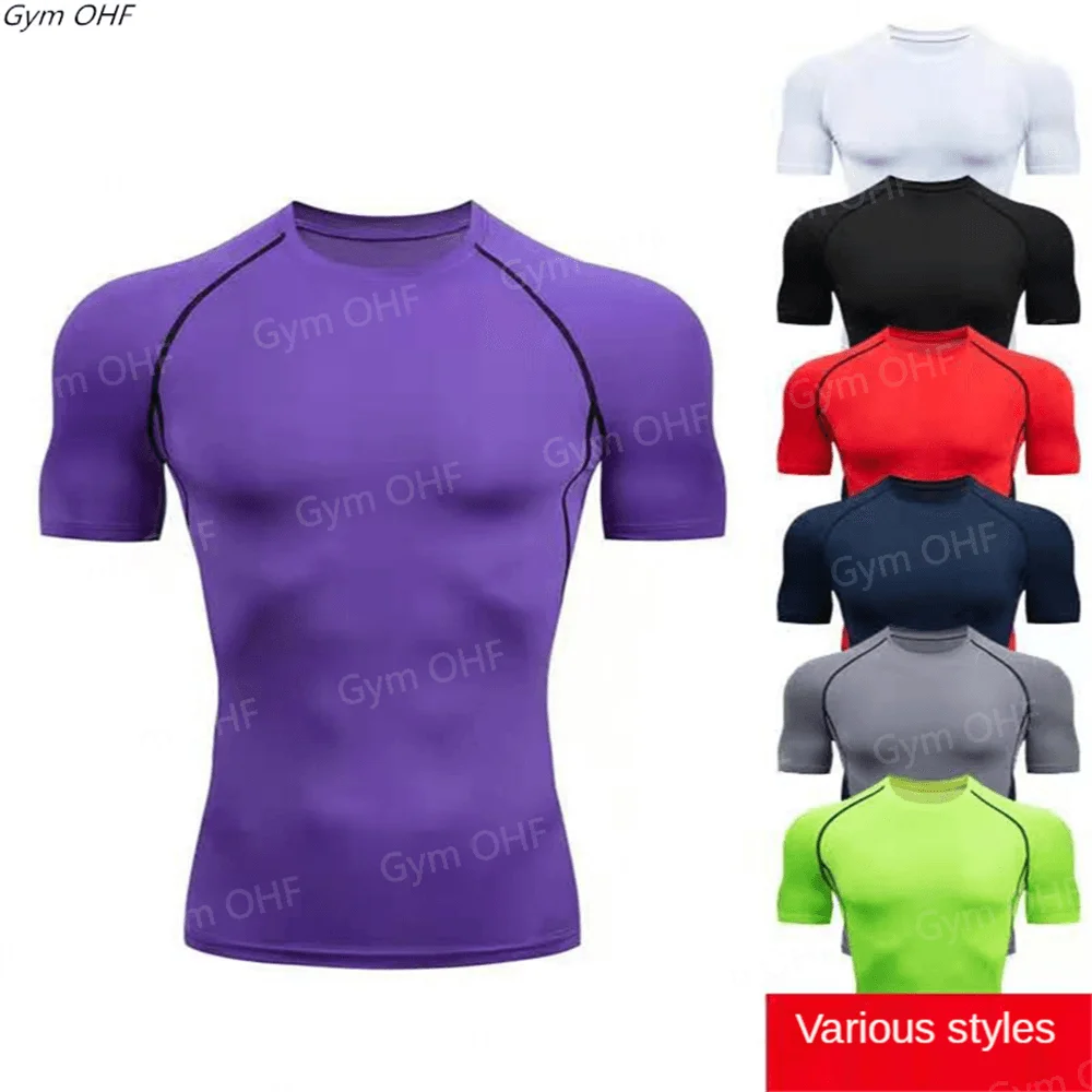 Men's "Heroic Spirit" Anime 2-in-1 Fitness Set – Compression Tee & Double-Deck Shorts