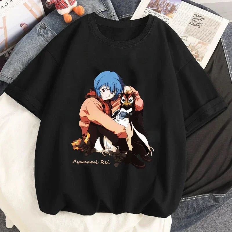 Official Evangelion "Ayanami Rei" Graphic T-Shirt – Premium Oversized Anime Streetwear