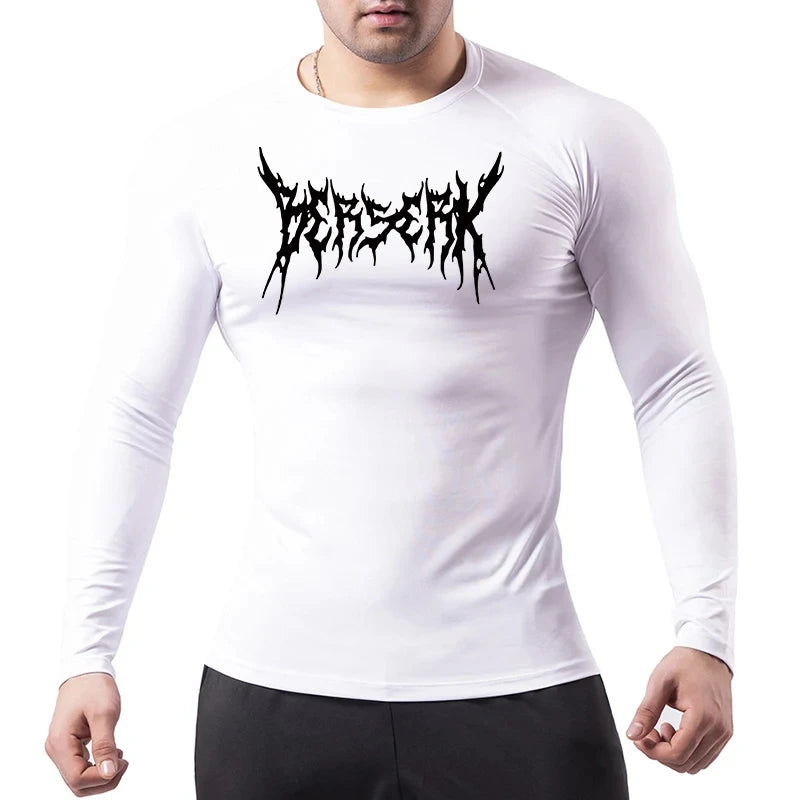 "LAMLKKY" Berserk "Guts" Compression Shirt – Premium Anime Gym Rash Guard
