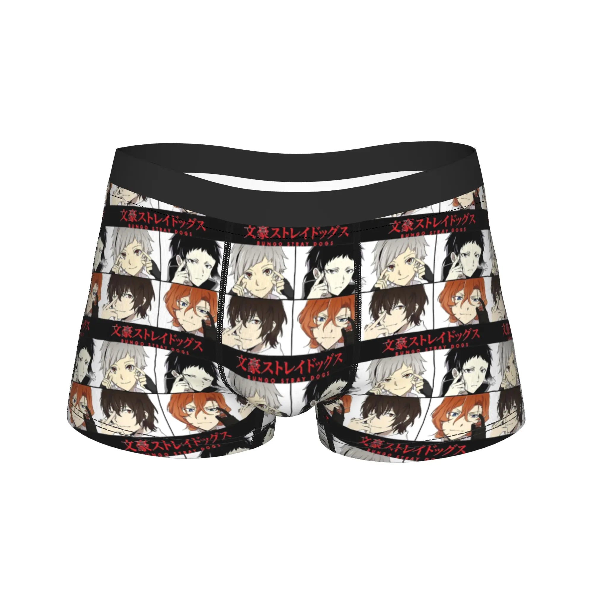Official Bungou Stray Dogs Anime Boxer Briefs – Premium Breathable Men's Underwear