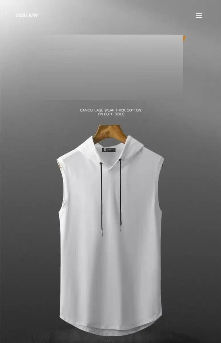 Official One Piece Luffy Gear 5 Hooded Tank Top – Premium "Sun God Nika" Gym Vest