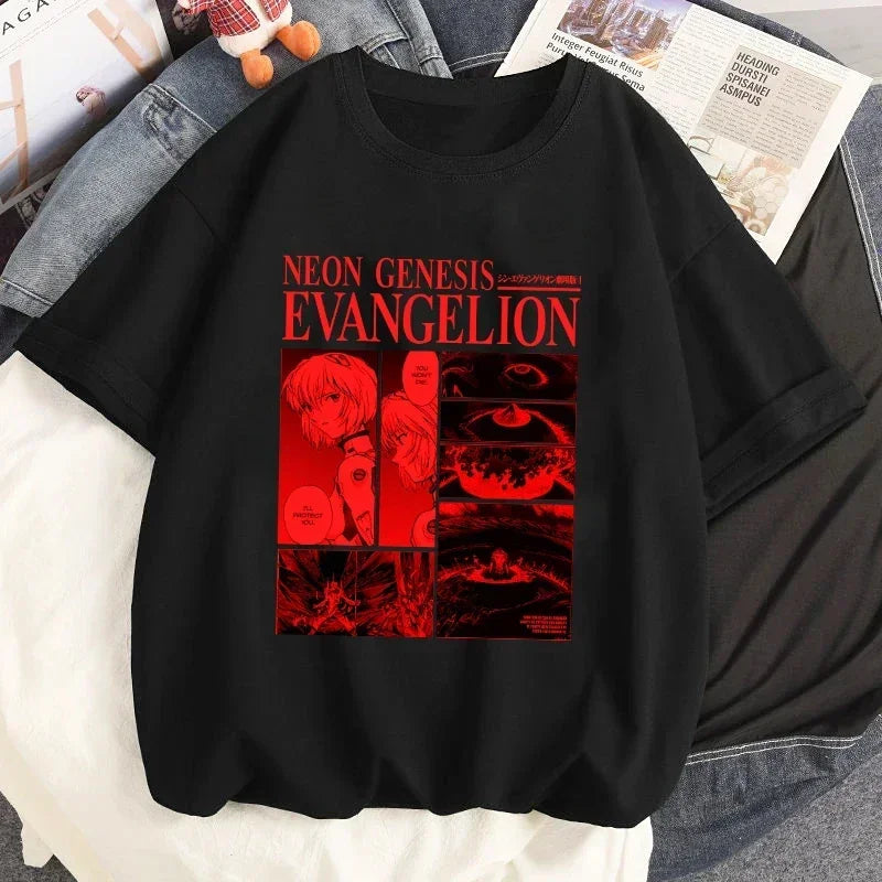 Official Evangelion "Ayanami Rei" Graphic T-Shirt – Premium Oversized Anime Streetwear
