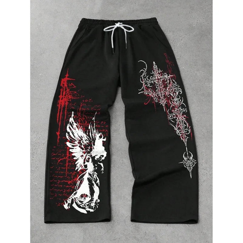 Men's "Hyper-Vivid" 3D Printed Sports Pants – Quick-Dry Performance & Party Joggers