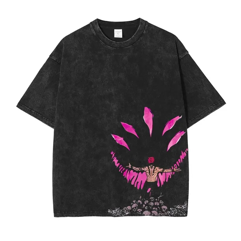 Official Jujutsu Kaisen "Choso" Retro Black T-Shirt – Premium 100% Cotton Washed Tee