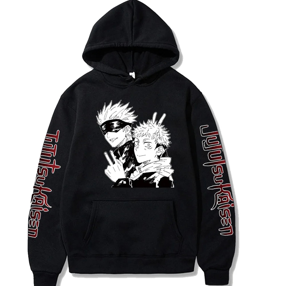 Official Satoru Gojo Jujutsu Kaisen Hoodie – Premium Warm Fleece Anime Sweatshirt