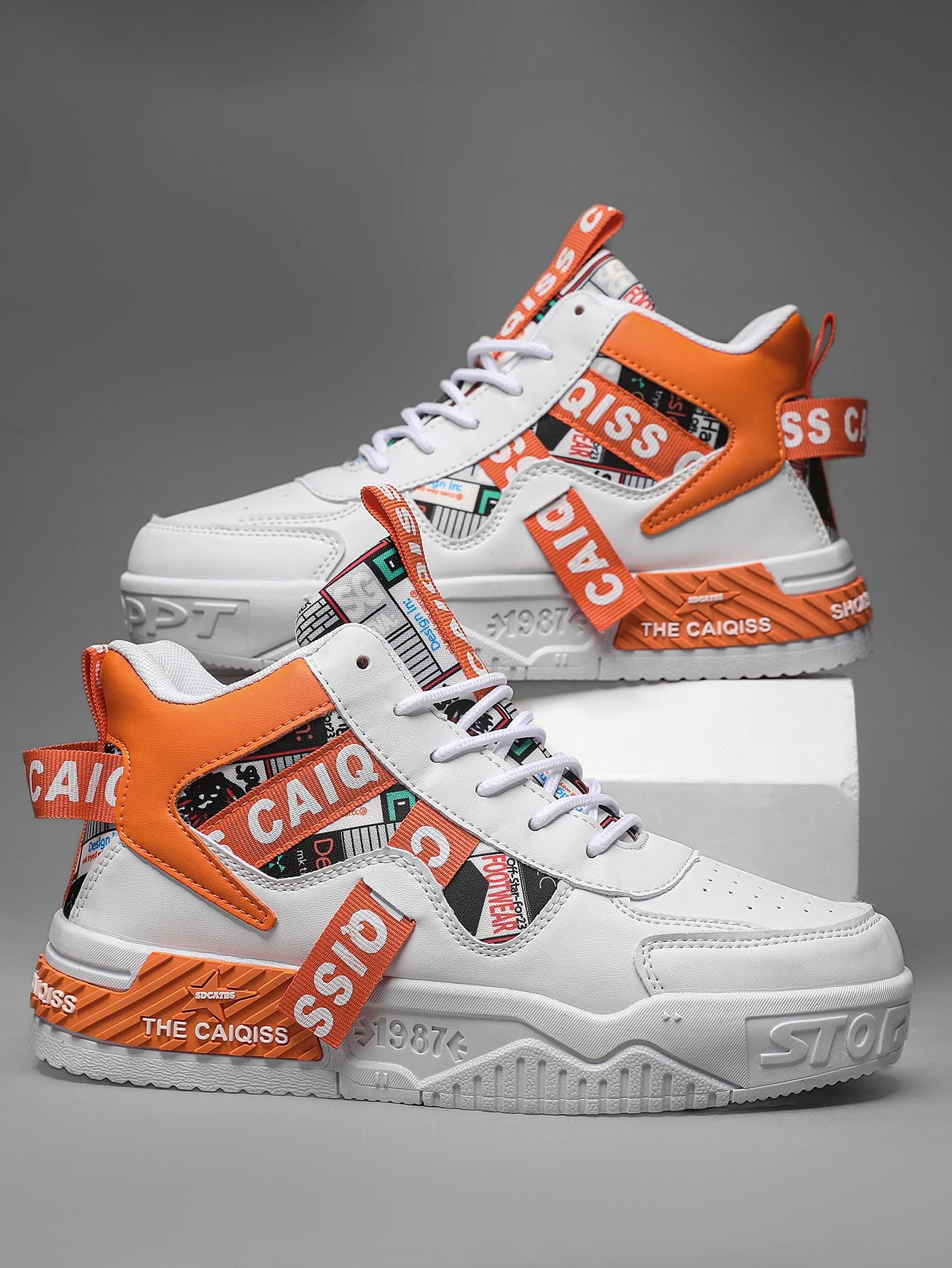 Men's "Cloud-Walk" Ultra-Light Skateboard Shoes – Breathable High-Elasticity Urban Sneakers
