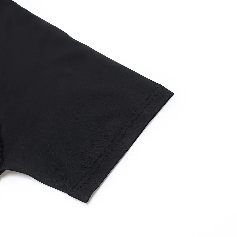 Men's "Core Performance" Compression Tee – High-Elasticity Short Sleeve Gym Shirt