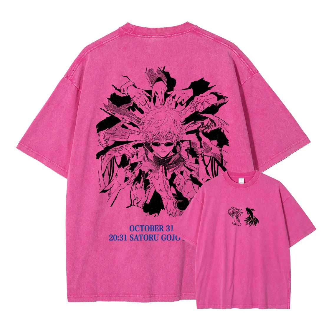 Official Jujutsu Kaisen "Choso" Retro Black T-Shirt – Premium 100% Cotton Washed Tee