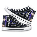 Official Bandai "Jujutsu Kaisen" High-Top Canvas Shoes – Gojo & Megumi Edition