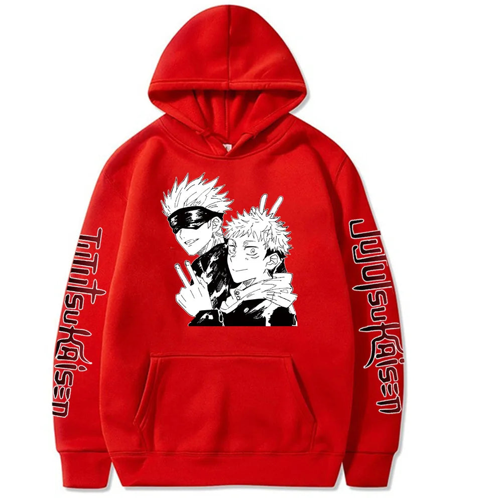 Official Satoru Gojo Jujutsu Kaisen Hoodie – Premium Warm Fleece Anime Sweatshirt
