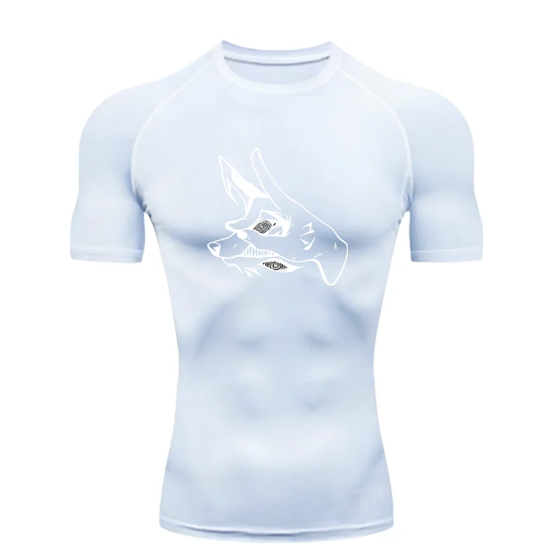 Men's "Fox Head" 2026 Compression Shirt – Premium Athletic Rash Guard for Training & Fitness