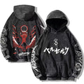 Official Berserk "Guts" Graphic Hoodie – Premium 100% Cotton Anime Sweatshirt