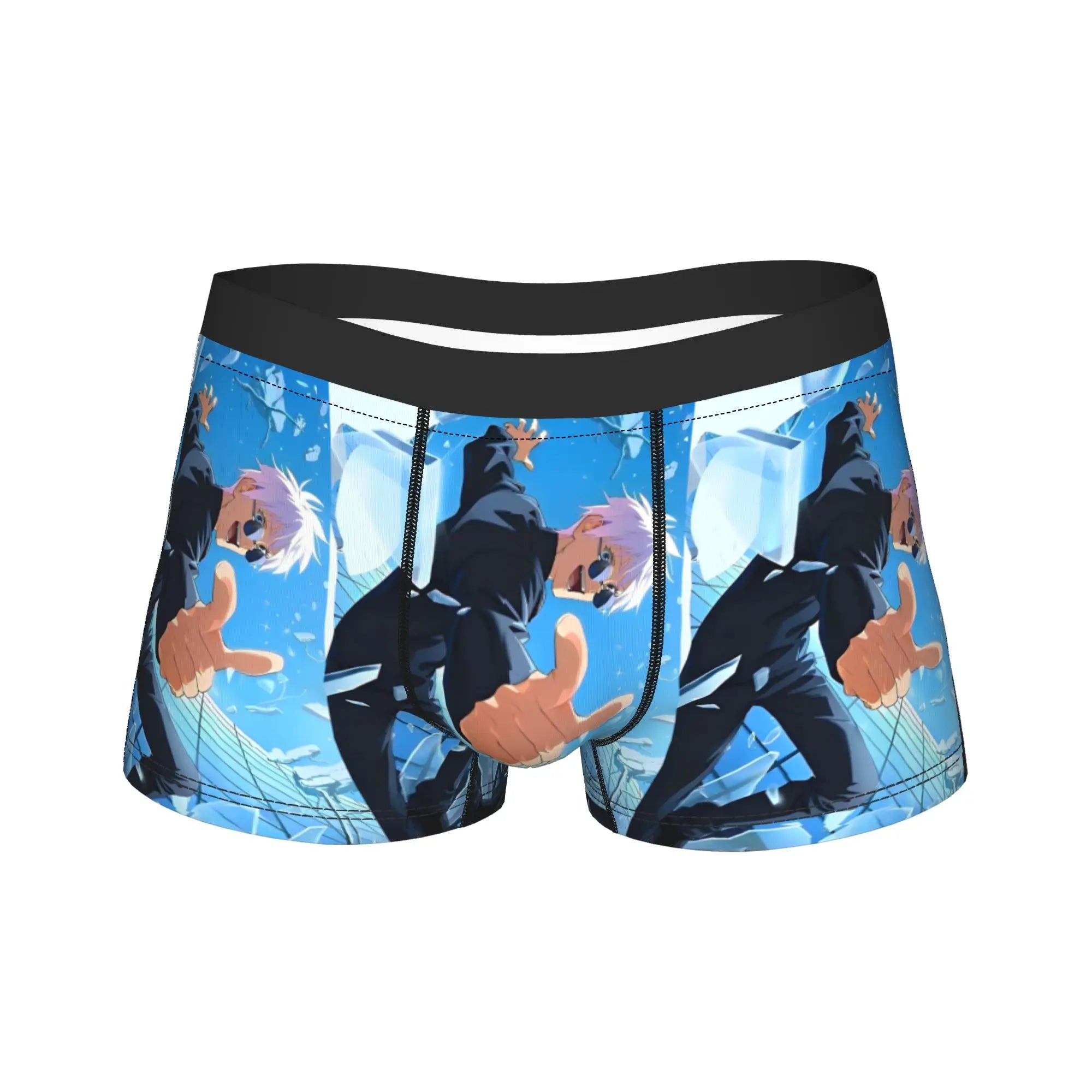 Official Satoru Gojo Jujutsu Kaisen Boxer Briefs – Premium Breathable Men's Underwear