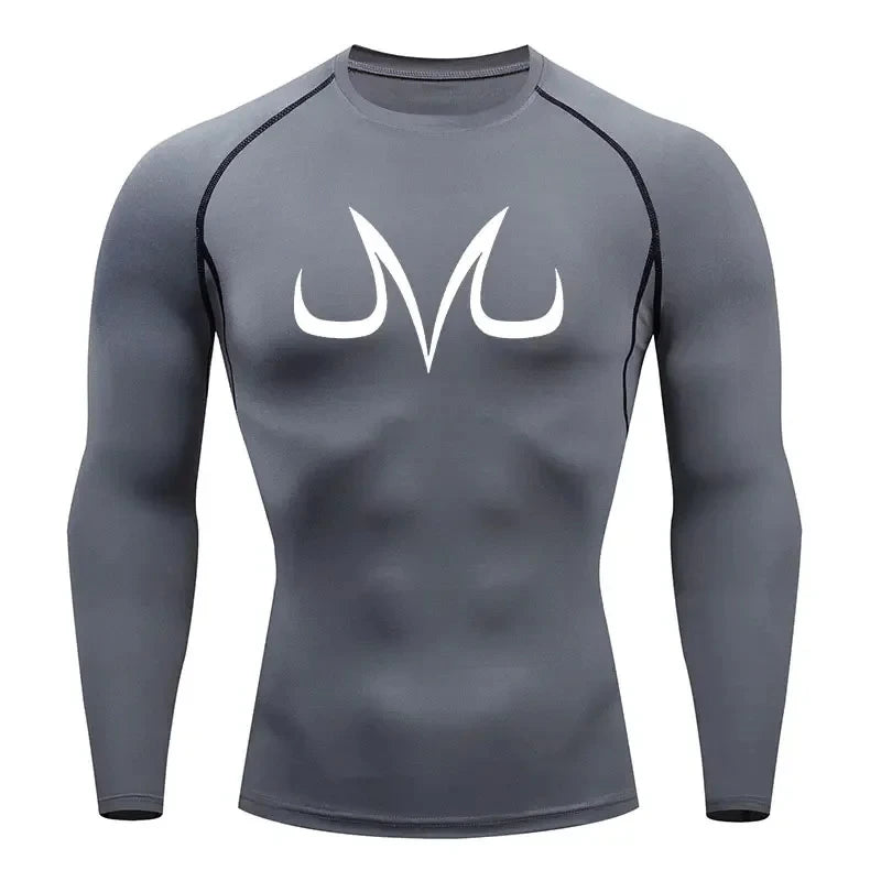 Men's "Anime Aesthetic" Compression Tee – Quick-Dry Summer Gym & Fitness Top