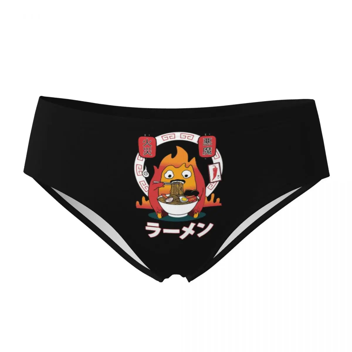 Official Calcifer Studio Ghibli Women's Briefs – Premium "Howl's Moving Castle" Anime Underwear