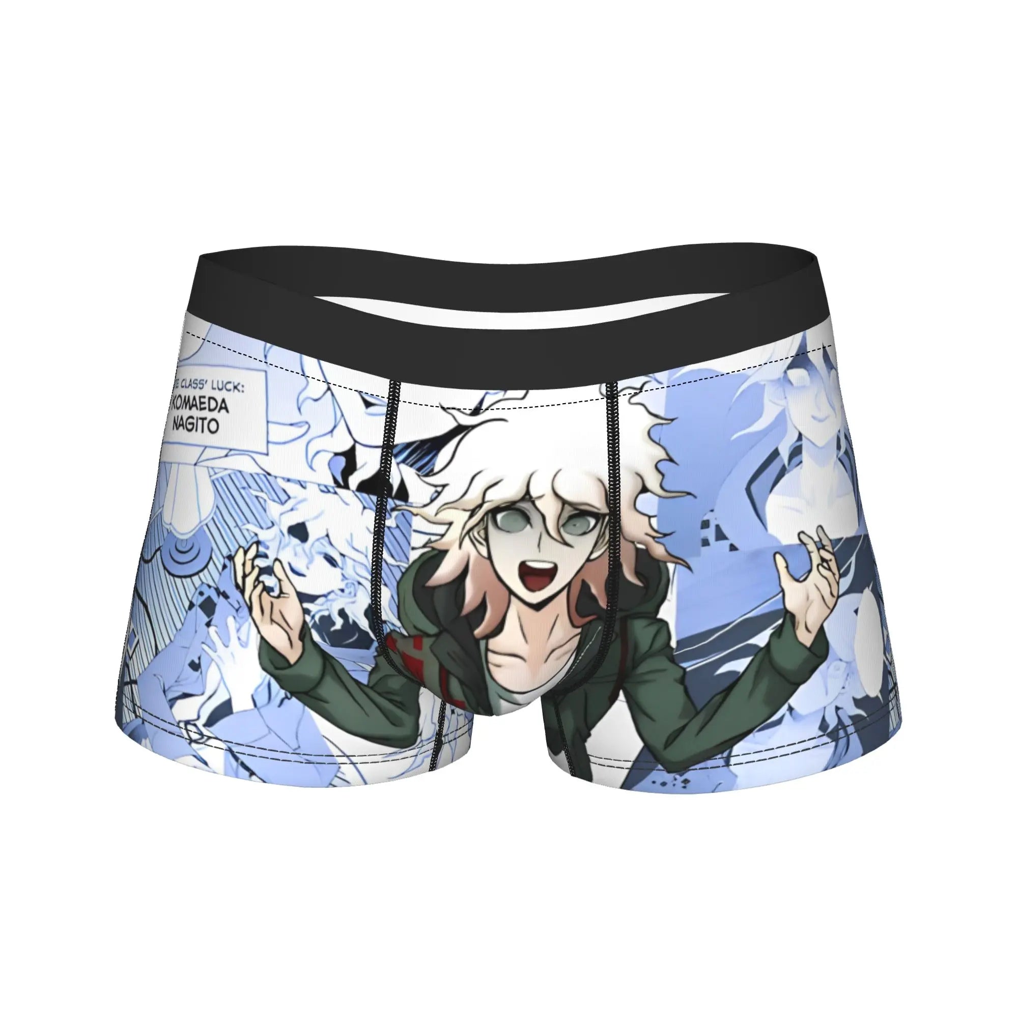 Official Nagito Komaeda "Danganronpa" Boxer Briefs – Premium Anime Men's Underwear