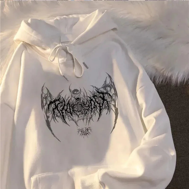 Official 2025 "Gothic Skull" Graphic Hoodie – Premium Punk Style Fashion Sweatshirt