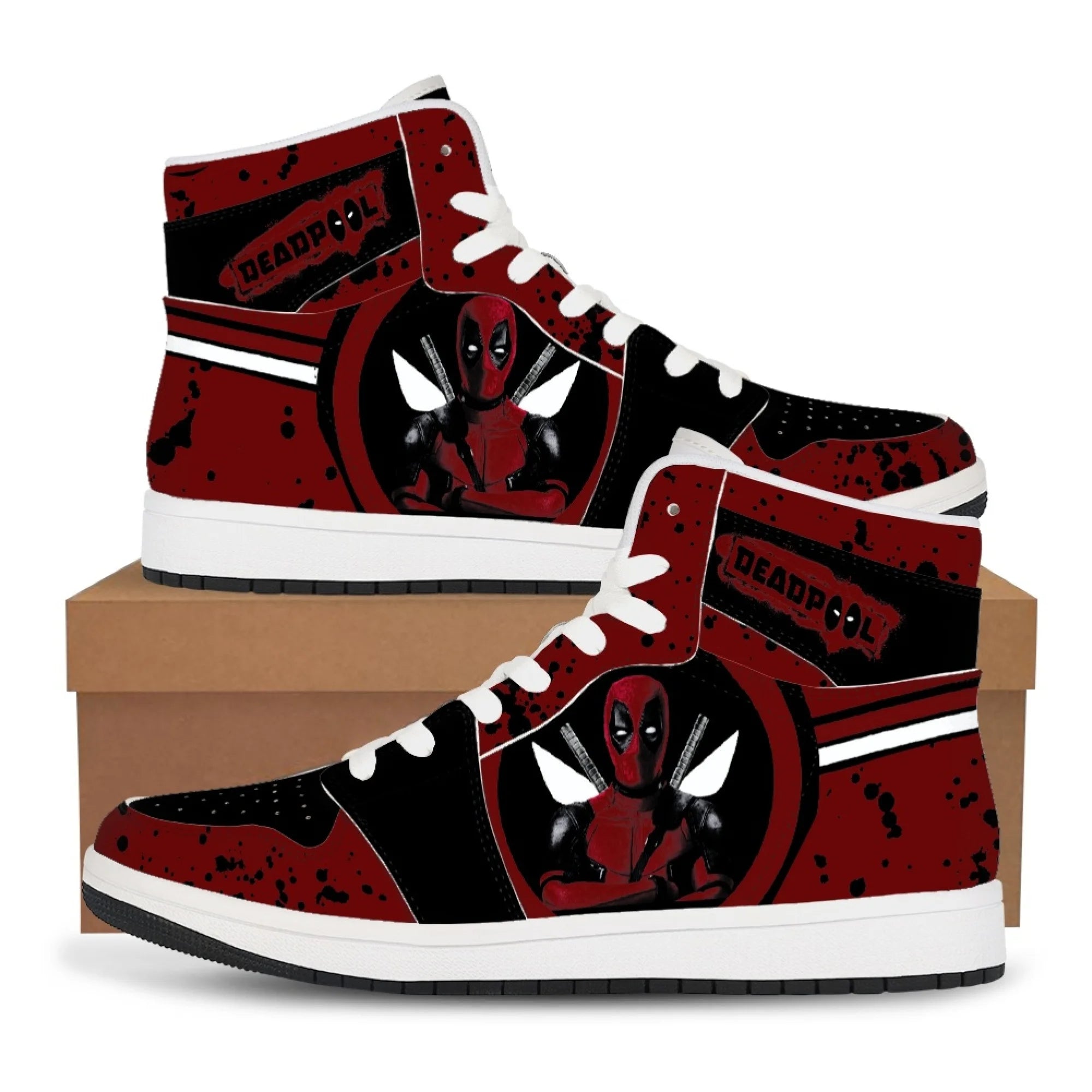 Official Bandai "Spider-Man" High-Top Sneakers – Premium Anime Style Basketball Shoes