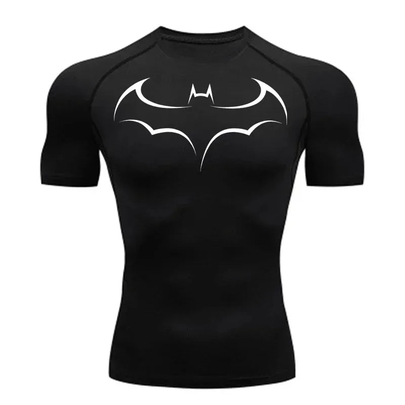 Men's "Core Performance" Compression Tee – High-Elasticity Short Sleeve Gym Shirt