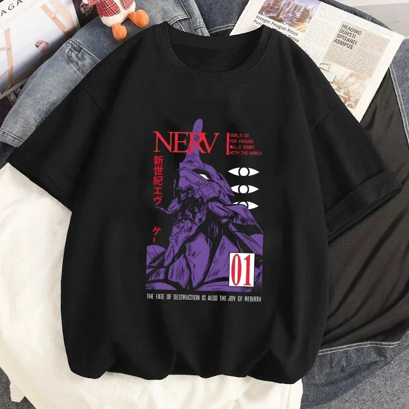 Official Evangelion "Ayanami Rei" Graphic T-Shirt – Premium Oversized Anime Streetwear