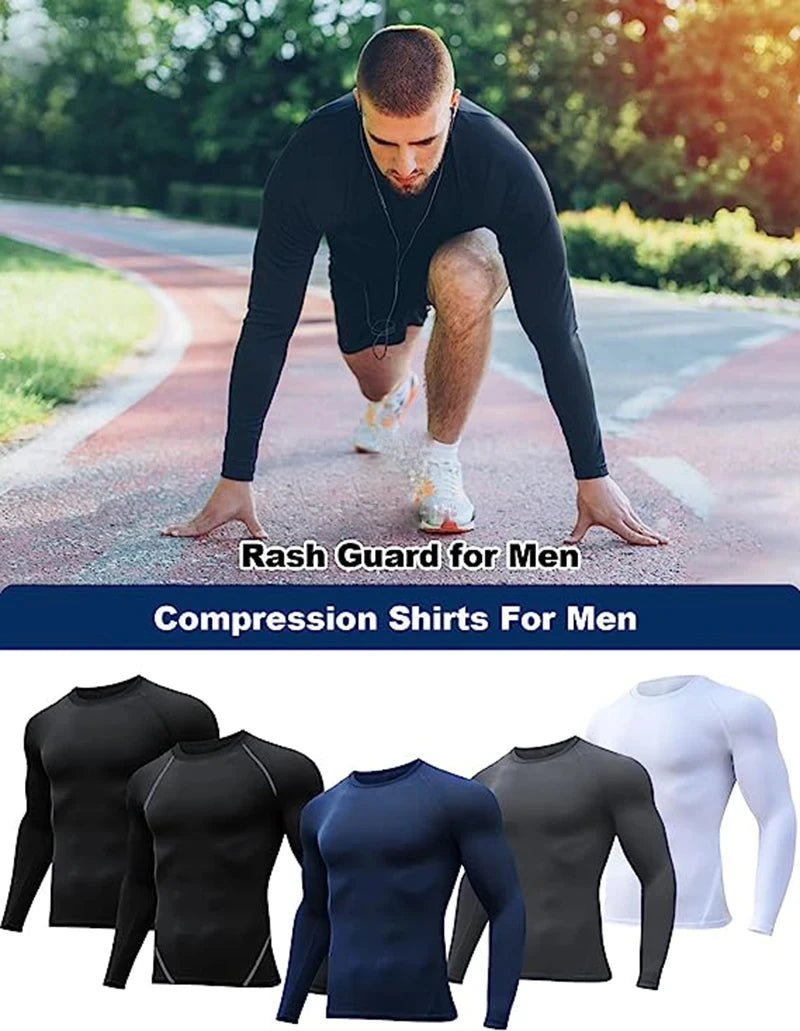 Men's "Spider Web" Compression Shirt – Premium Long Sleeve Rash Guard for Gym & BJJ